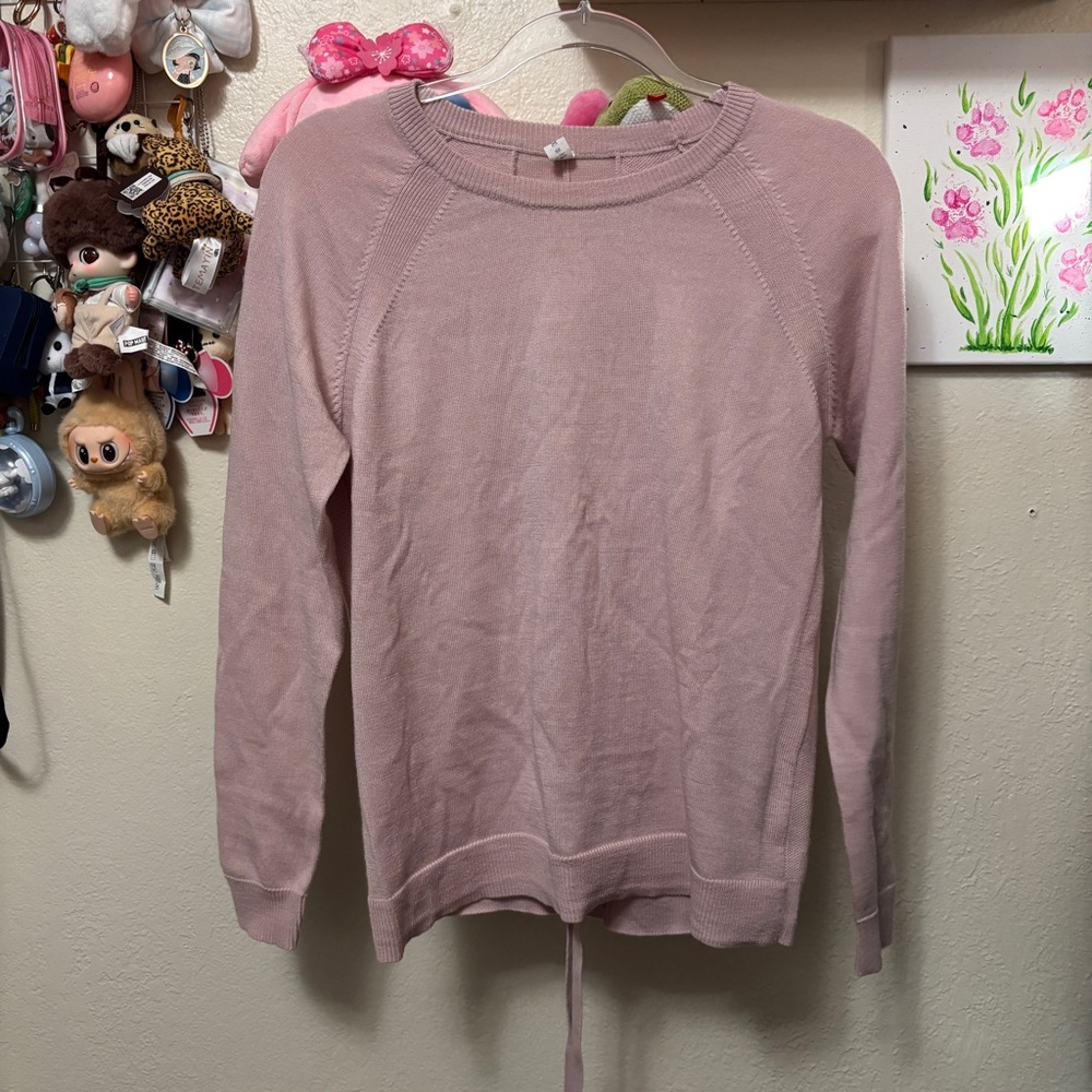 Lululemon Tied To You Sweater Misty Pink - Picture 3 of 7